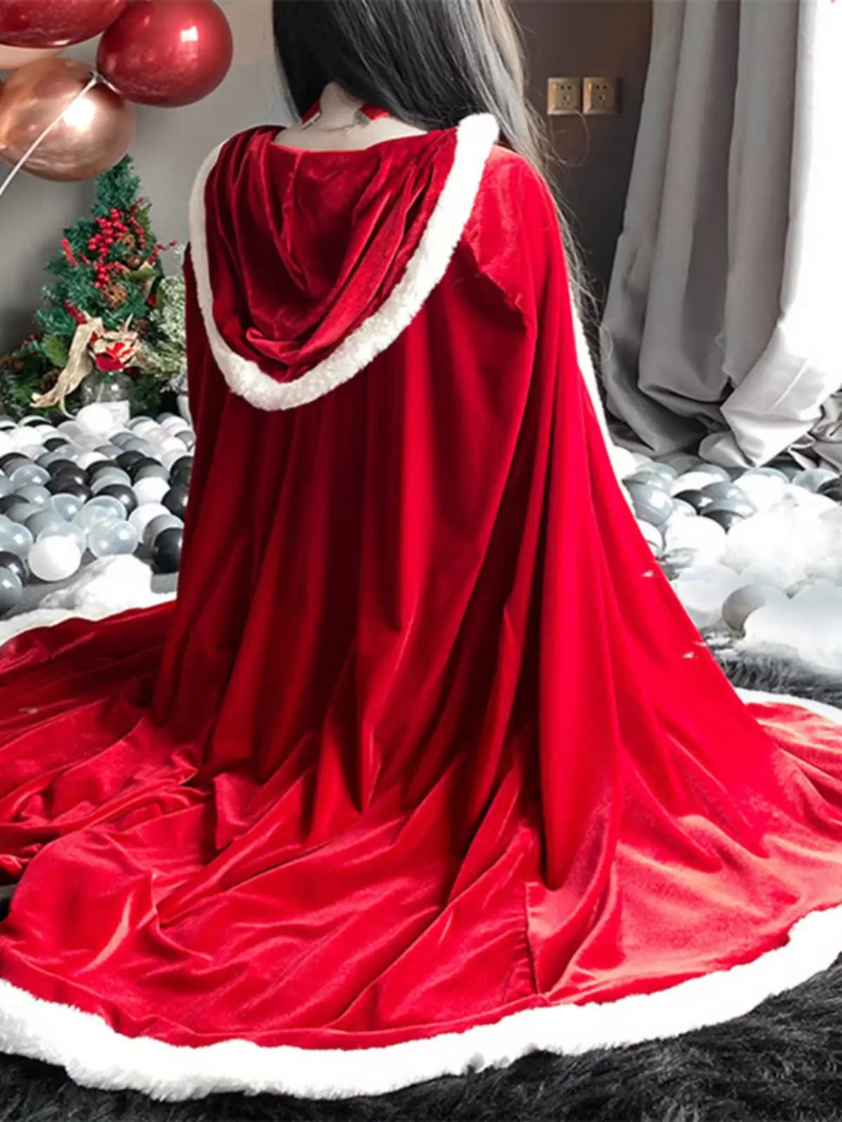 

Thiened Fce loween Cloak Versatile Cosplay Performance Costume Faion owable Cisas Gift Women's Ethnic Wear
