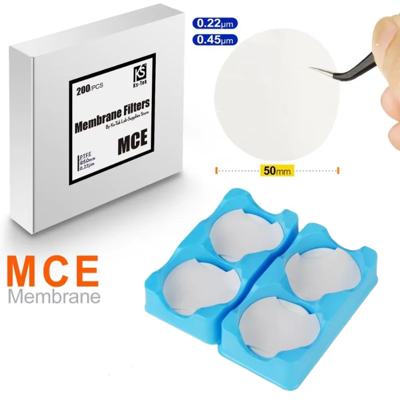 MCE/PES/Nylon  Membrane Filter, Diameter 50mm, Pore Size 0.22 0.45 µm, by Ks-Tek