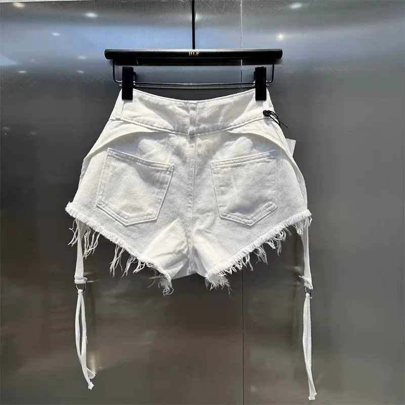 

Matakawa Y2k Denimm Shorts Mujer Irregular Spring Summer Sexy Woman Pants Korean Fashion Casual Vintage Pantalones Cortos