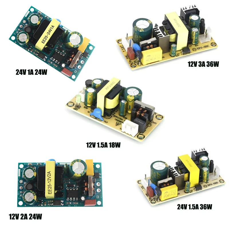 Moduł zasilacza AC 220 V do 12 V 24 V Precyzyjny konwerter Buck AC DC Zasilacz 18 W 24 W 36 W Moduł transformatora obniżającego napięcie