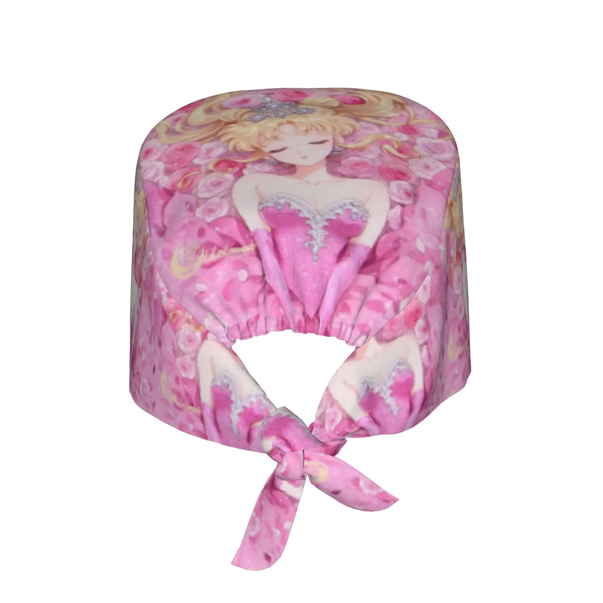 Custom S-Sailors M-Moons Manga Medical Staff Scrubs Hat Men Women  For Chef Hat Scrub Caps - view 2