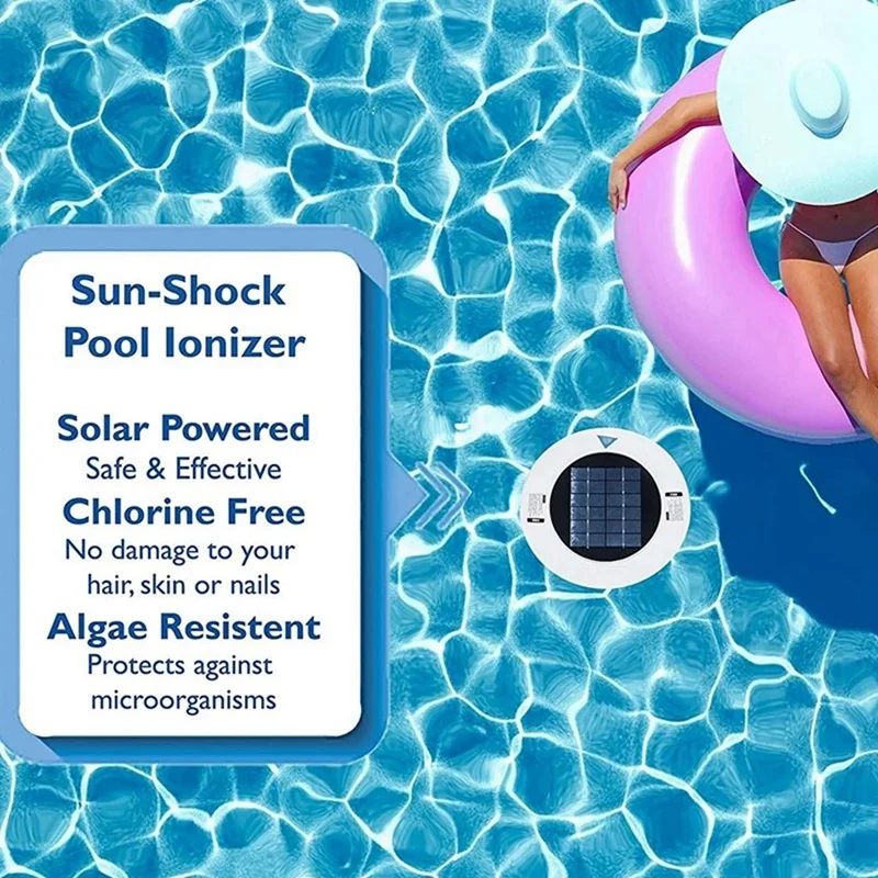 Sale Solar Pool-Ionizer Copper Silver Ion Swimming Pool Purifier Water Purifier Kills-Algae Pool Ionizer