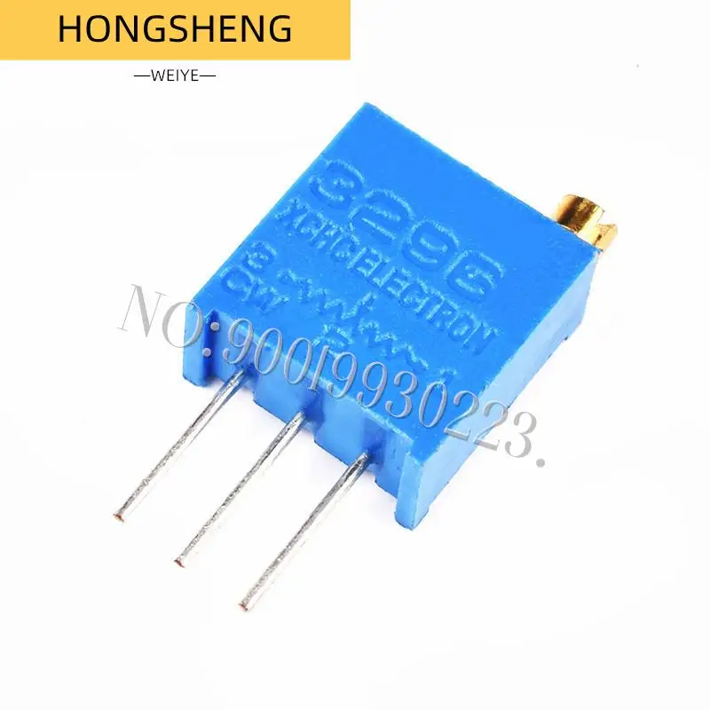 100% New 1Pack 100pcs/lot 3296W 1k 2k 5k 10k 20k 50k 100k 200k 500k 1M 1ohm Trim Pot Trimmer Potentiometer Type For Arduino