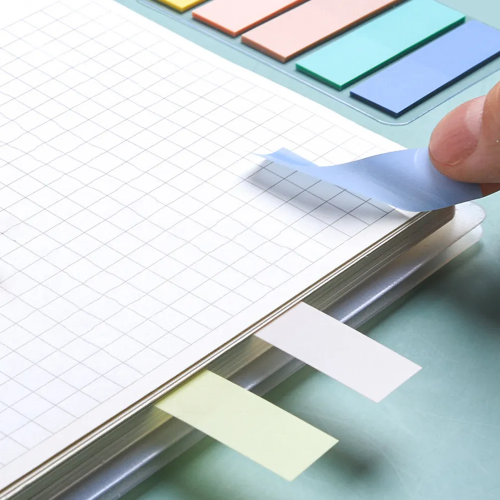 

700Pcs Sticky Index Tabs PVC Book Tabs Multi-Function Page Markers Indexing Flags for Study Office School Notes