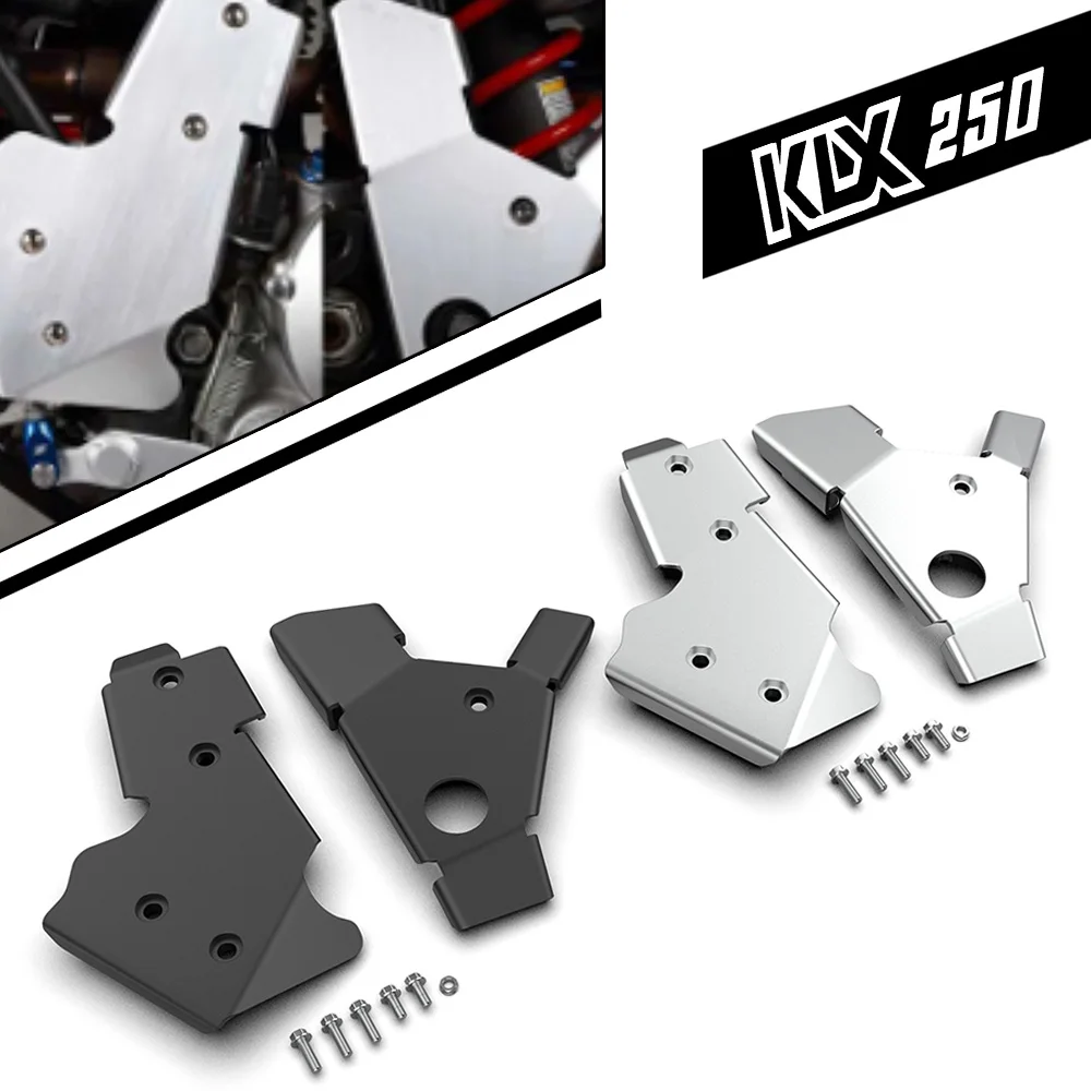 

FOR Kawasaki Left&Right Side Cover Protector Guard Fairing Body Frame Cap KLX250/D-TRACKER/D-TRACKER X 1993-2020 2019 2018 2017