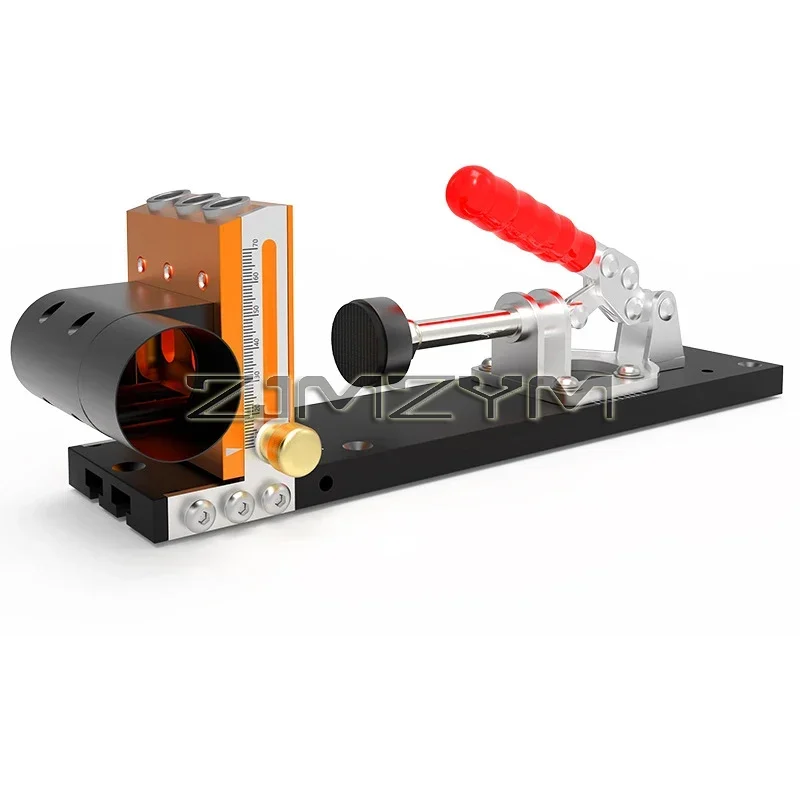 Pocket Hole Jig Kit, aluminiumlegering, deuvelmal, verbrijnwerk houtbewerking, doe-het-zelf boorgeleider, verstelbare punch-locator, 3-gaats •й