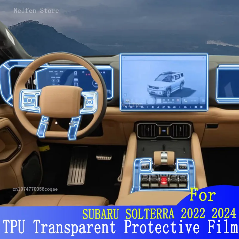 

For BYD Leopard 8 2025 Car Interior instrument Dashboard Navigation Gearbox TPU Instrcument Protective condition Accessories