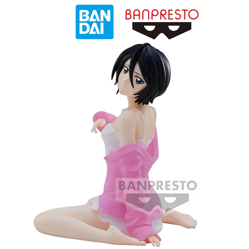 

Original Bandai Banpresto Bleach Relax Time Rukia Kuchiki 11Cm Anime Collection Figure Model Children Toy Birthday Gift