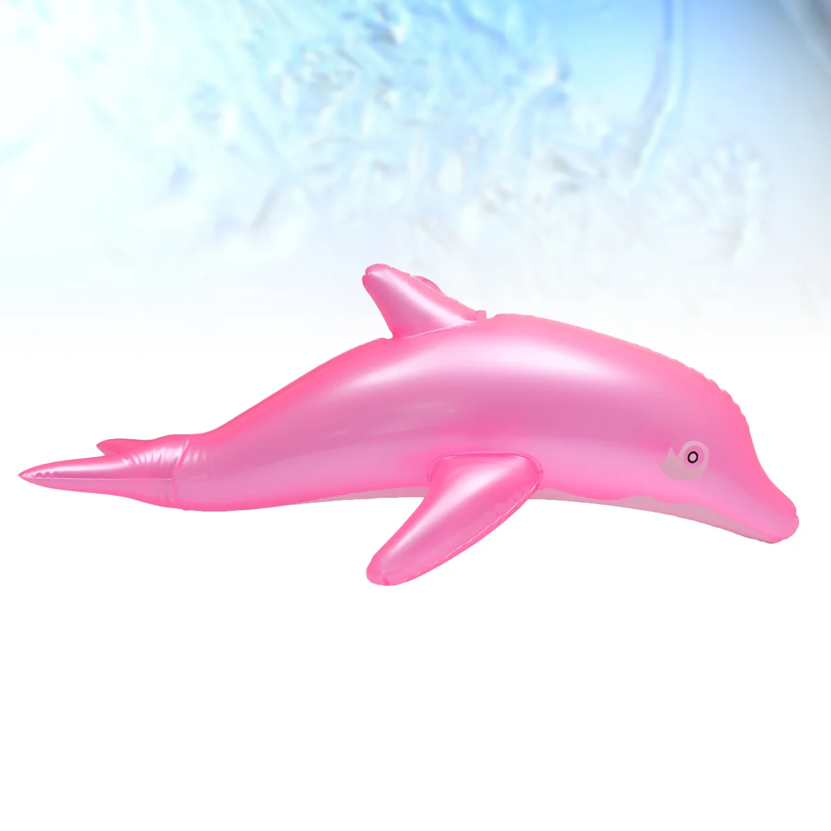 Inflatable Dolphin Blow Up Bath Time Toy Swimming Pool Beach Toy Party Favor Gift(Pink)