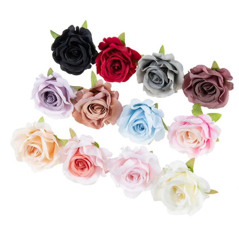 10/20 stücke Künstliche Blumen Sammelalbum Hochzeit Garten Rose Bogen Home Party Room Decor Festival Brautstrauß Diy Geschenk Box brosche