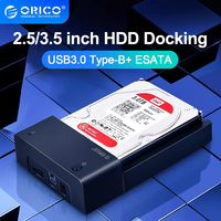 ORICO 3.5 Inch Universal USB3.0 Hard Drive Enclosure Tool-free SATA To USB Type B ESATA External SSD Hard Drive Docking Station