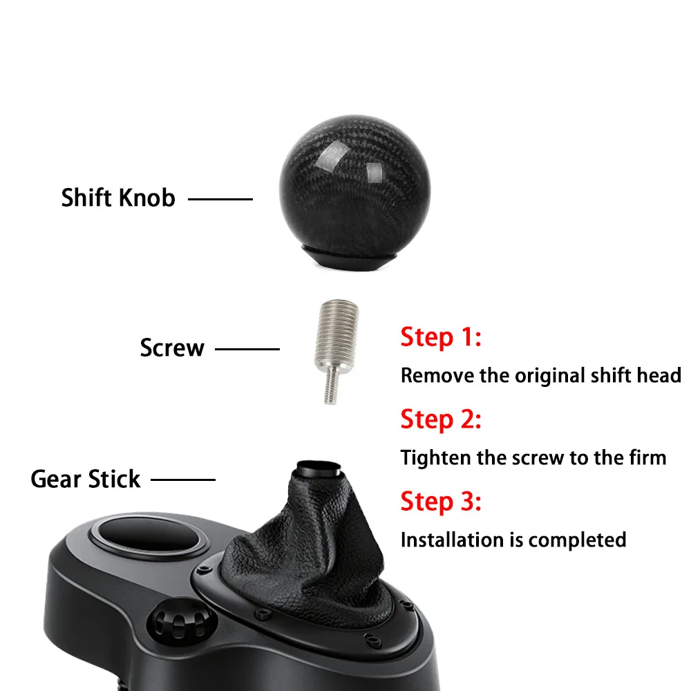 Video Game Shift Knob Adapter, Joystick to Gear Shift Converter, Universal Thread Adapter for Custom Shift Knob Mod