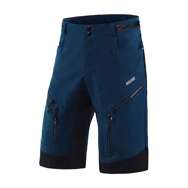 Outdoor leisure hiking shorts cross-country mountain bike riding breathable sweat-wicking cycling shorts.