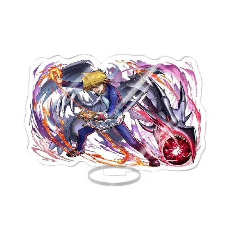 Anime YuGiOh Yu-Gi-Oh! VRAINS Acrylic Stand Figure Model Desktop Ornaments Doll Yusaku Fujiki Keychain Pendant Friend Toy Gift