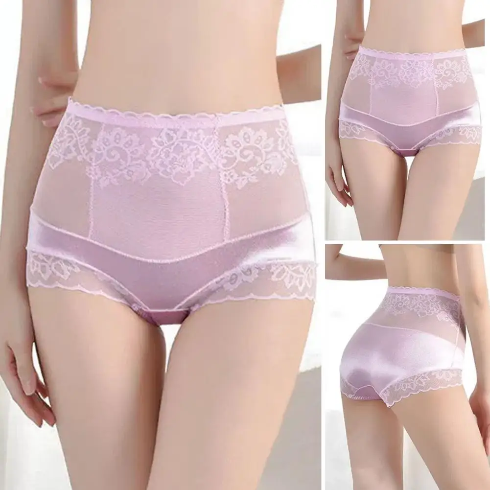 Lightweight Stretchy Underwear Women High Waist Lace Embroidery Butt Lifter Panties for Women Sexy Tummy Control Underwear