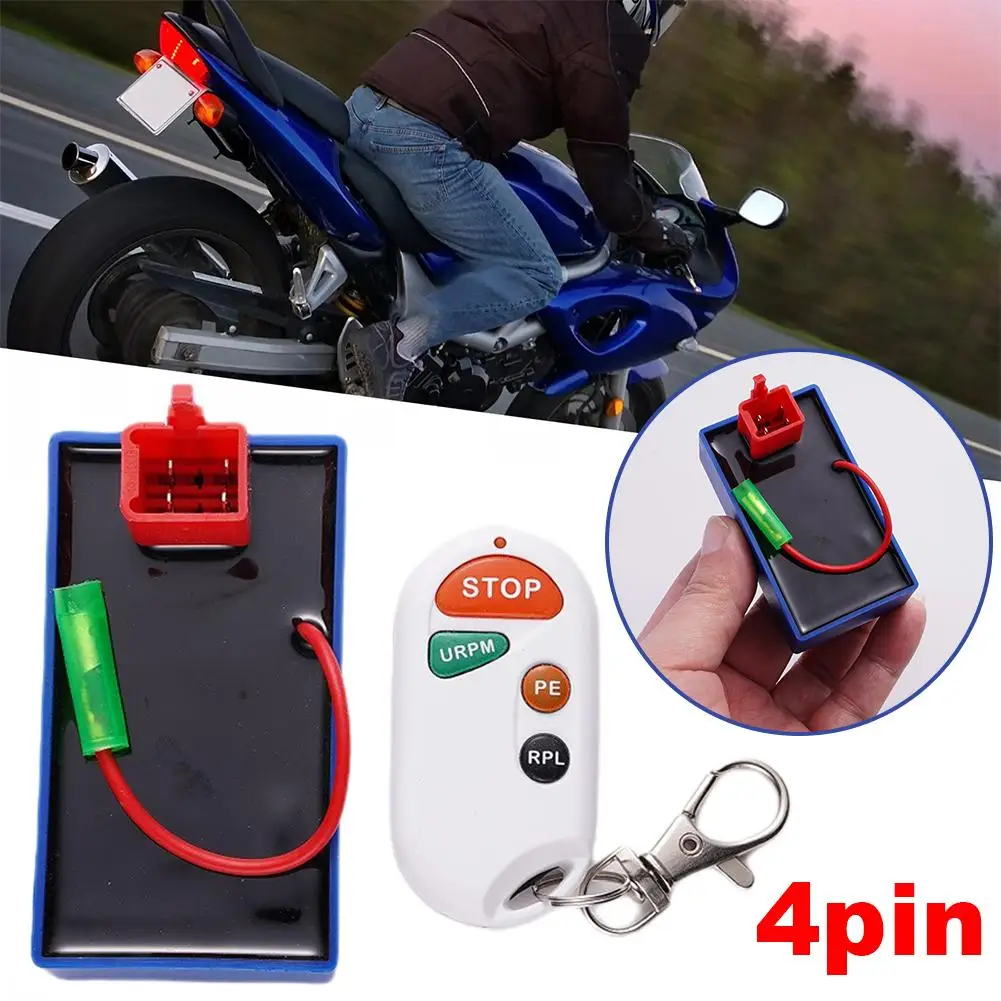 4 Pin Motorcycle Cdi Box Ignition Remote Control Anti-theft Cdi Ignite For Active Wave 110 Jet 50 Phownix 50 Atv150 Tornado U6n3