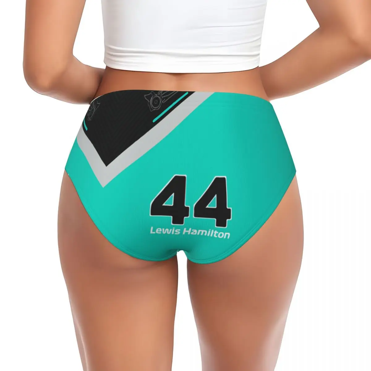 Custom Womens Hamiltons 44 Art Brief Panties Female Comfort I HAM Motorsport Racing Underwear Underpants