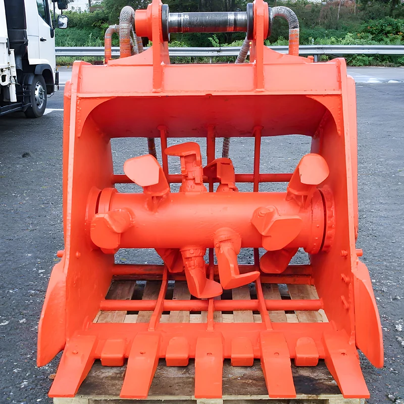 Concrete Cement Sand Excavator /loader/skidsteer Concrete Mixing Bucket for Light Material Loading and Backfilling