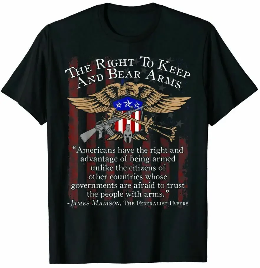 Fair Game The Right To Keep and Bear Arms 2nd Amendment T-Shirt 100% Cotton O-Neck Short Sleeve Casual Mens T-shirt Size S-3XL