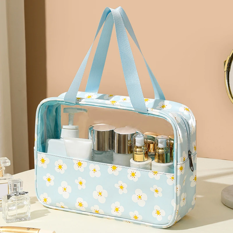 New PU Women Travel Storage Bag Toiletry Organizer Wash Kit borsa per il trucco borse per Organizer da viaggio borsa per il lavaggio impermeabile