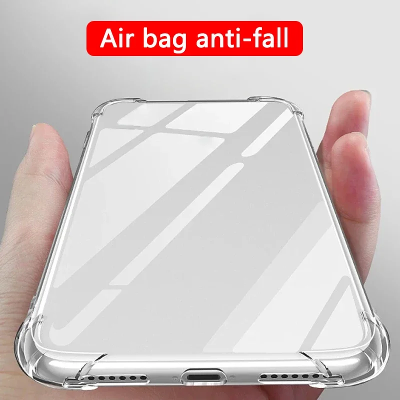 Thickened Airbag Shockproof Clear Soft Tpu Phone Case For Vivo V23 5g case Transparent Back Cover for S 12 V 23 funda S12 cases