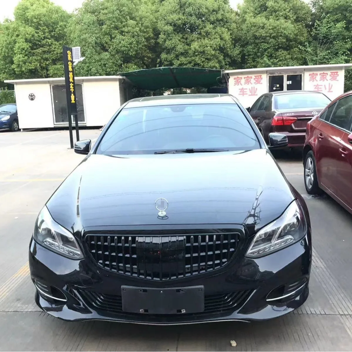 

For Mercedes-Benz E-Class W212 Executive Version 2013-2015 Racing Grille Front Bumper Grill Body Kit Accessories