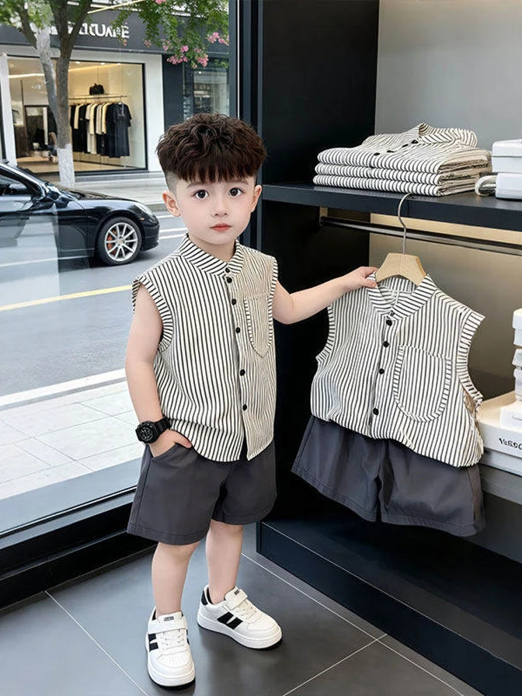 ensemble-gilet-et-short-en-coton-pour-garcons-motif-raye-tendance-ete-deux-pieces-vetements-pour-enfants-respirant-et-confortable