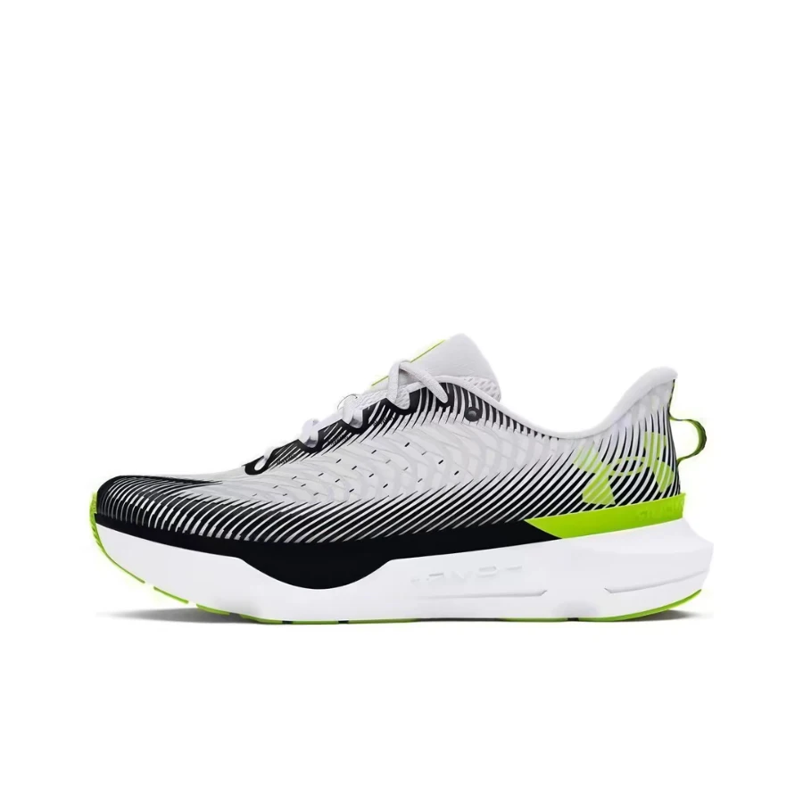 Under Armour Infinite Pro White Comfortable Versatile High-Quality Durable Low-Top Lace-Up Casual Running Women Shoe 3027200-104