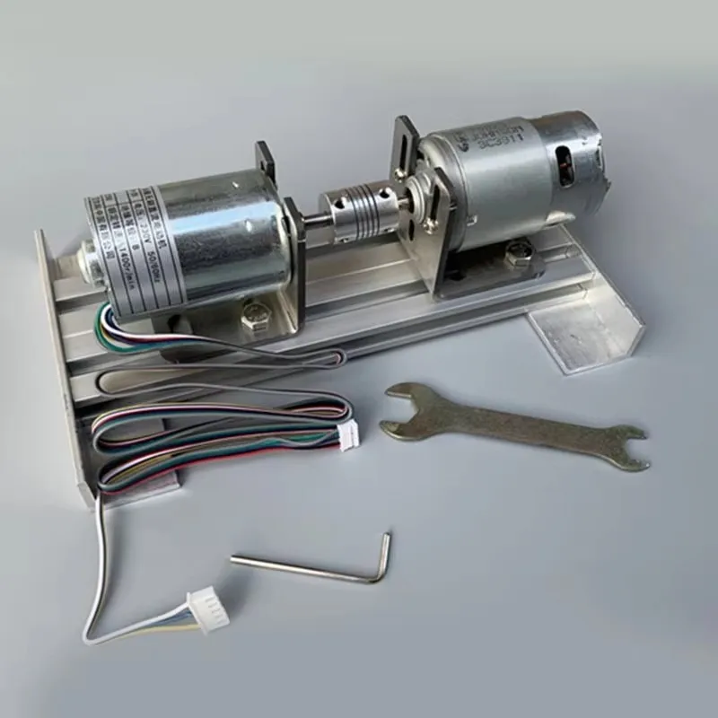 220V Miniature DIY Rechargeable Generator 775 Motor High Voltage DC Motor Generator Set Double Bearing Mute Motor