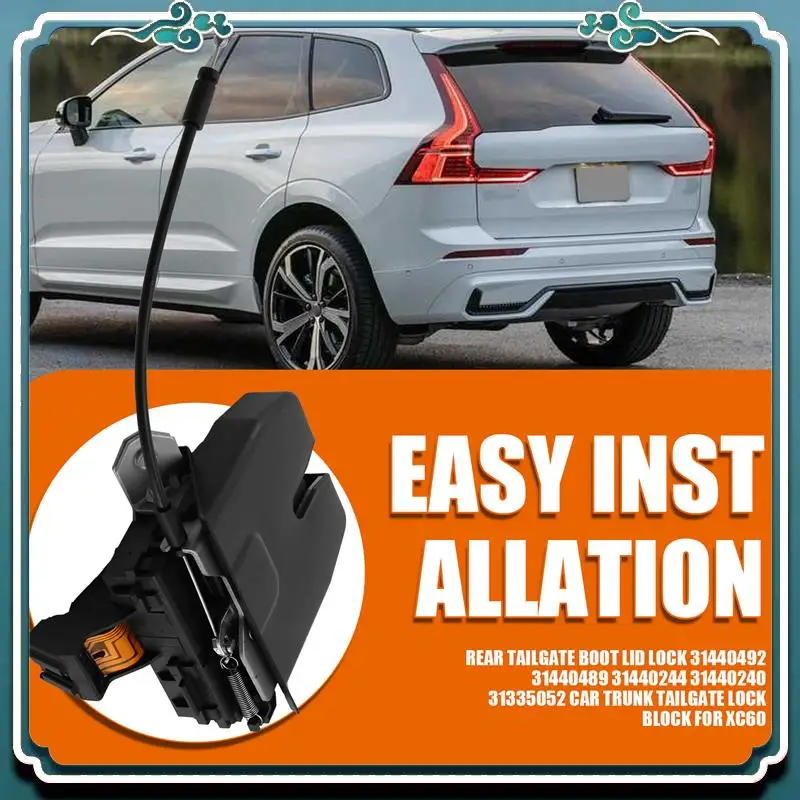 

ABTU-Rear Tailgate Boot Lid Lock 31440492 31440489 31440244 31440240 31335052 Car Trunk Tailgate Lock Block For Volvo XC60