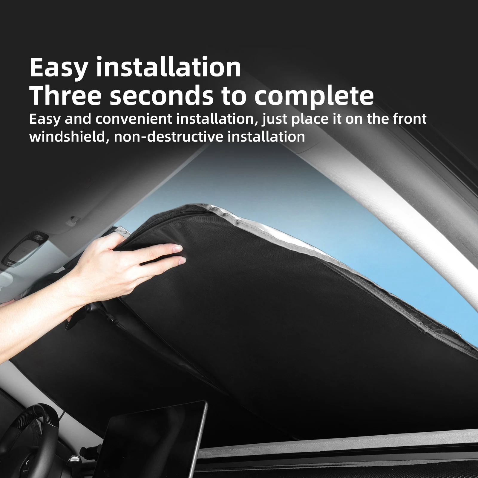 Per Tesla Model Y Car Side Window parasole Net anteriore posteriore parabrezza Privacy parasole modello 3 Highland 2024 parasole