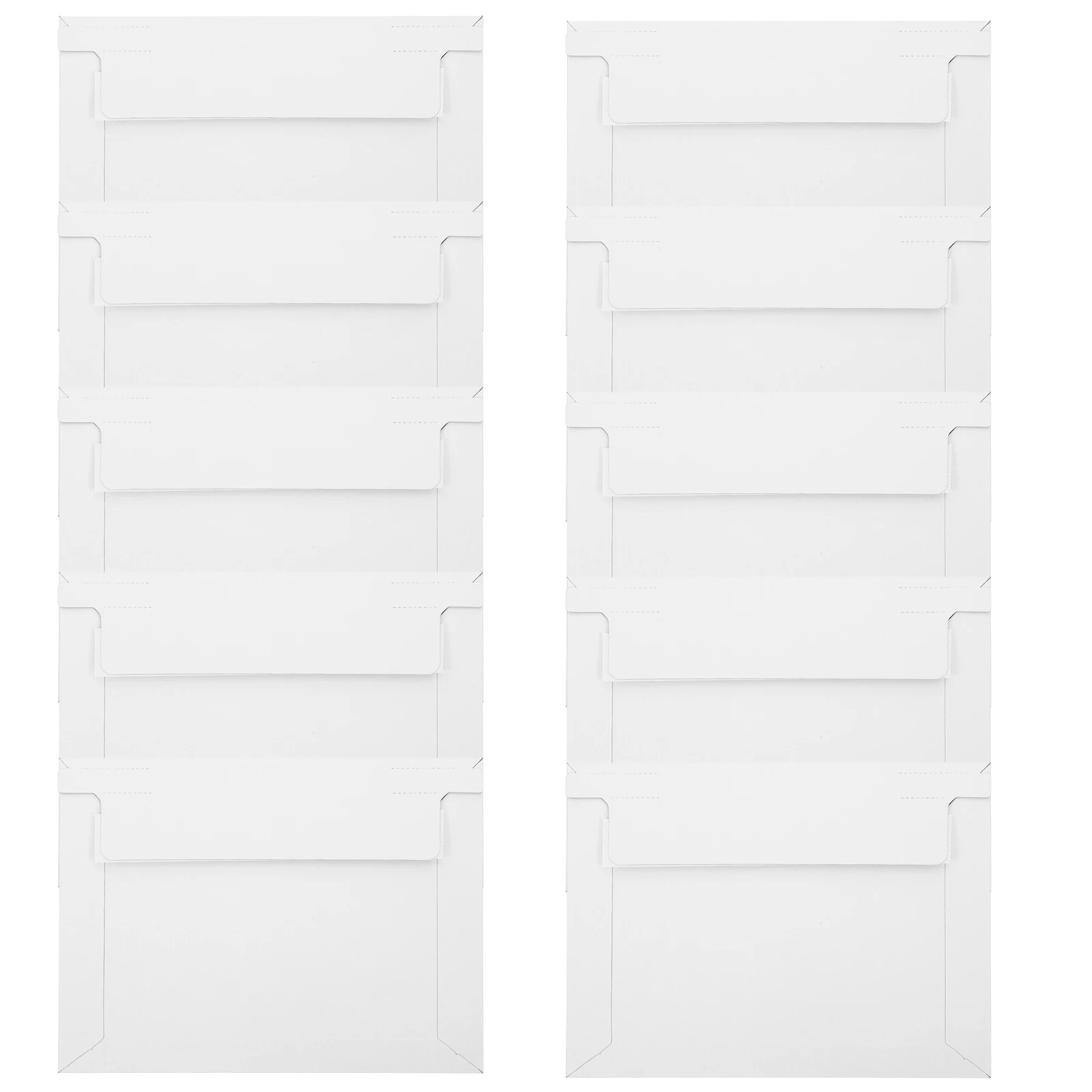 

100pcs A6 Document Envelopes White Mailing Self Stick Envelopes Shipping Photo Bulk Mailers Envelope Mailers Files