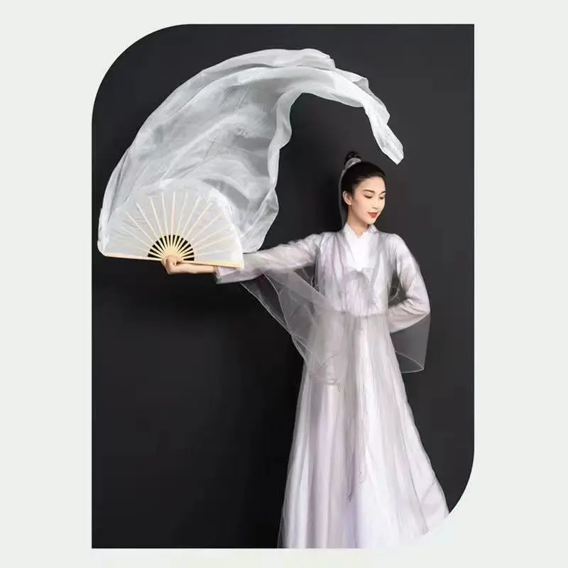 ベリーダンスパフォーマンス扇子模造シルク素材ベールダンス衣装アクセサリー大人女性のための 1.2 メートル 1.5 メートル 1.8 メートルの長さ