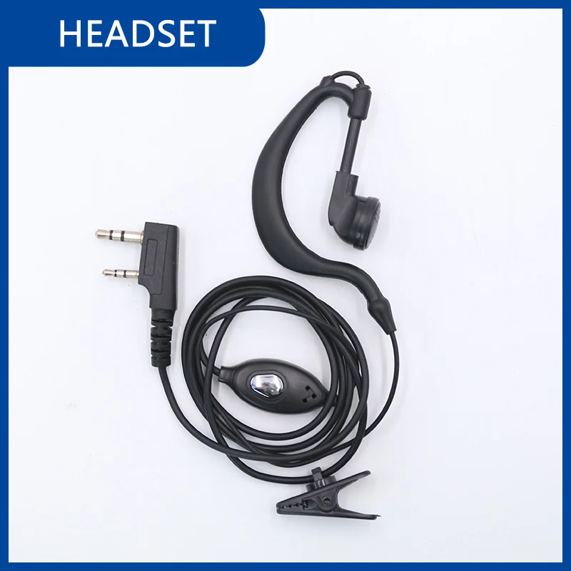 Walkie Talkie Headset QuanSheng UVK5 Earpiece UVK6 UV5R Plus DM-1701 BFUV-13 UV17 Plus Air Tube Headphone BF UV5R Two Way Radios