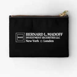 Bernard L Madoff Investement Securities  Zipper Pouches Panties Women Storage Wallet Money Small Socks Cosmetic Bag Key Men