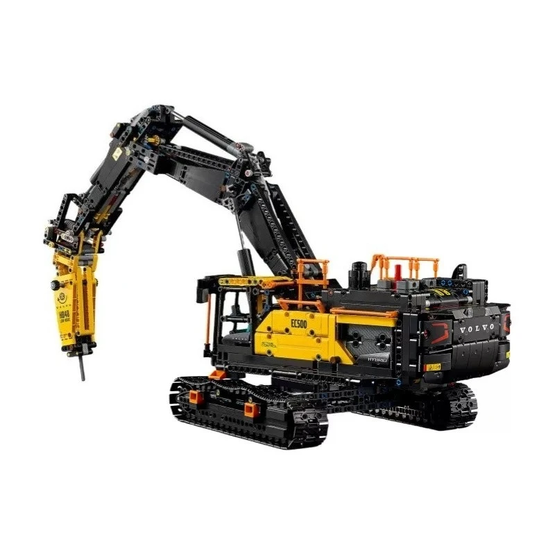 ตัวต่อรถขุดไฮบริดรุ่นใหม่ ปี 2025 รุ่น 42215 EC500 ของเล่นตัวต่อรถวิศวกรรมสำหรับเด็กผู้ชาย ของขวัญวันเกิด