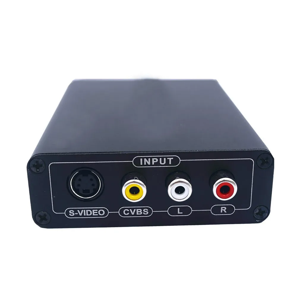 

AV (CVBS) to HDMI-Compatible Converter High Definition Video Converter AV+S-VIDEO to HD 1080P Converter For wii ps2 TVBox