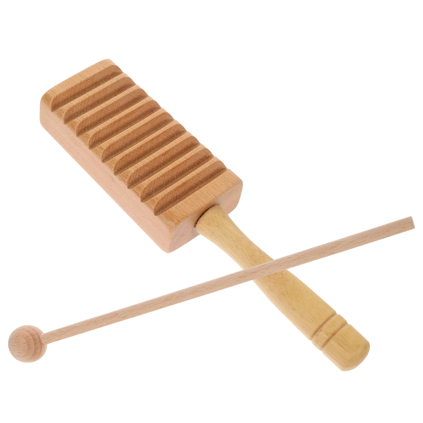 

1Set Children Percussion Instruments Wooden Guiro Kids Musical Instrument for Toddlers Educational Tone Music