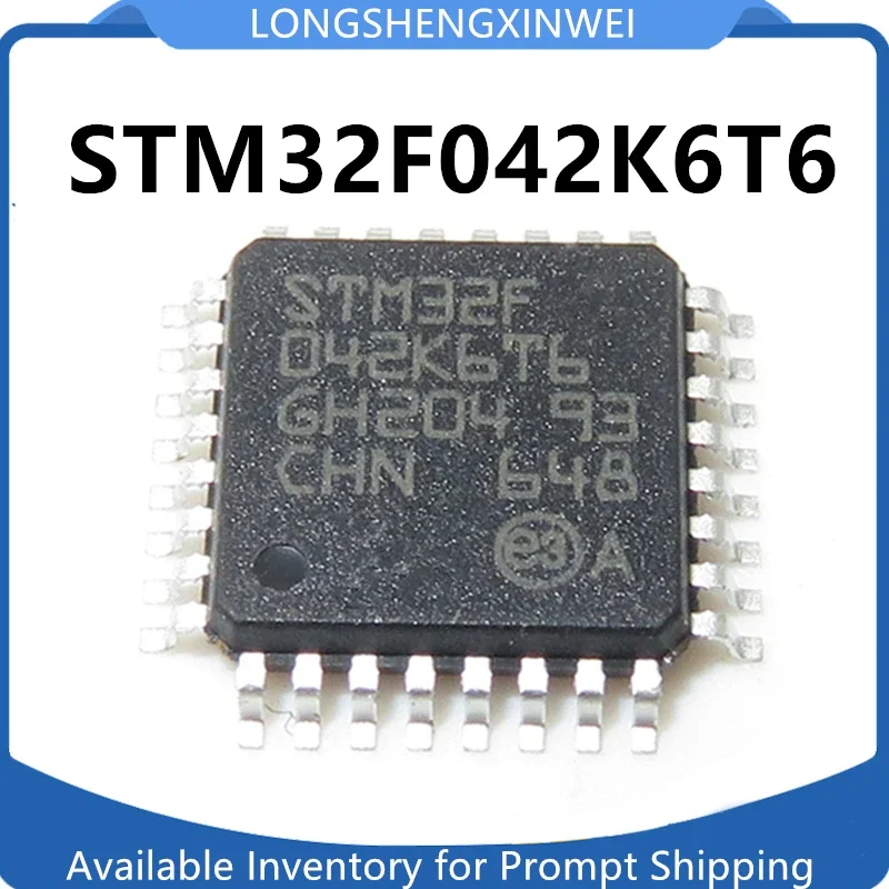 1PCS NEW STM32F042K6T6 STM32F042  LQFP-32 Cortex-M0 32-bit Microcontroller MCU Original