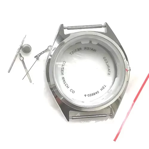 Suitable for 8200 Movement All Steel Case Watch Parts 8200 Case Accessories Glass Front and Rear Cover Perspective