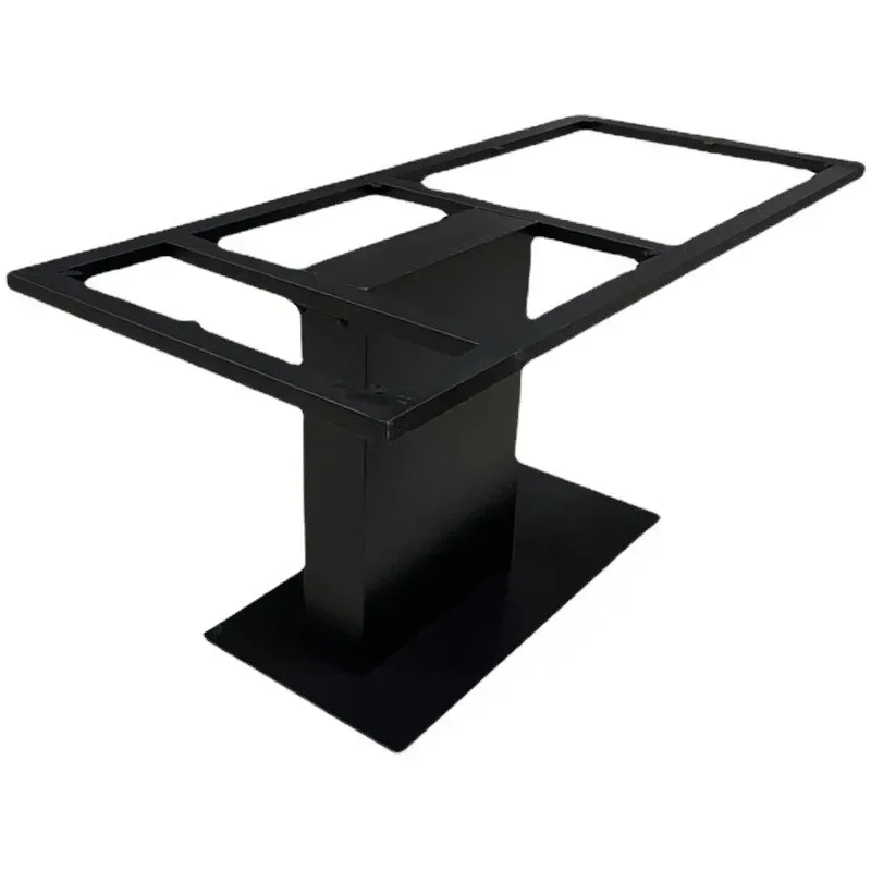 

Simple light luxury metal large plate bracket solid steel plate island table rack office table legs