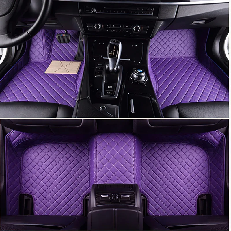 Accessories car floor mats for MG HS Plug-in PHEV EHS AS23 2018 2019 Auto leather carpet pads full set vehicle foot mat rugs