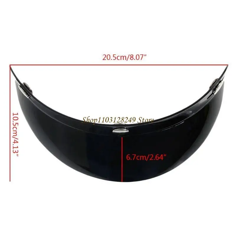 

N5KD Hot Universal 3 Visor Face Shield Lens For Motorcycle Helmets Open Face