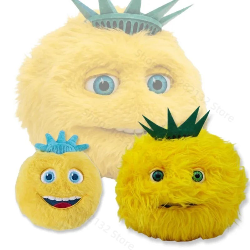 【In Stock】Hot Anime Liberty Yellow Fuzzy Plush Cute Biberty Plush Soft Stuffed Cartoon Fluffy Plushie Doll Toy Gift For Fans