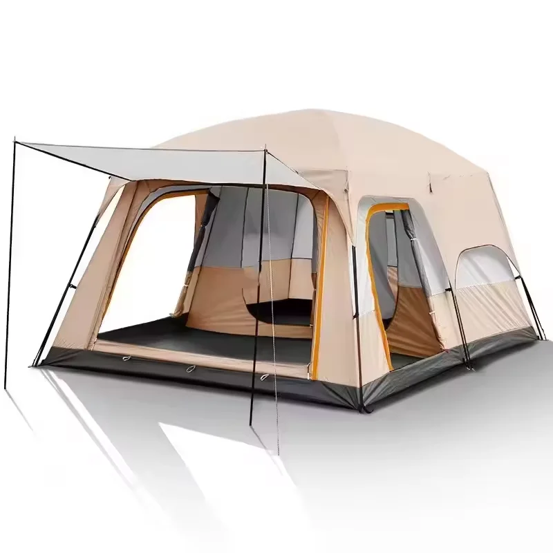 

Extra Large Tent 12 person fashion hot selling high quality portable outdoor mosquito waterproof 2 Room 1 Living room tent