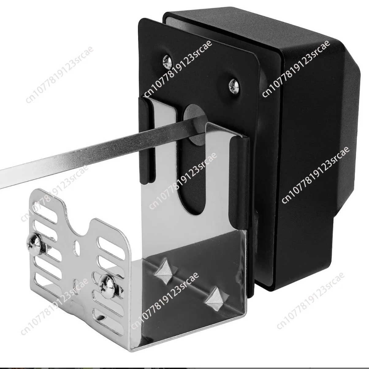 Stainless steel electric grill support sheet U-shaped outdoor stainless steel rotary grill motor bracket