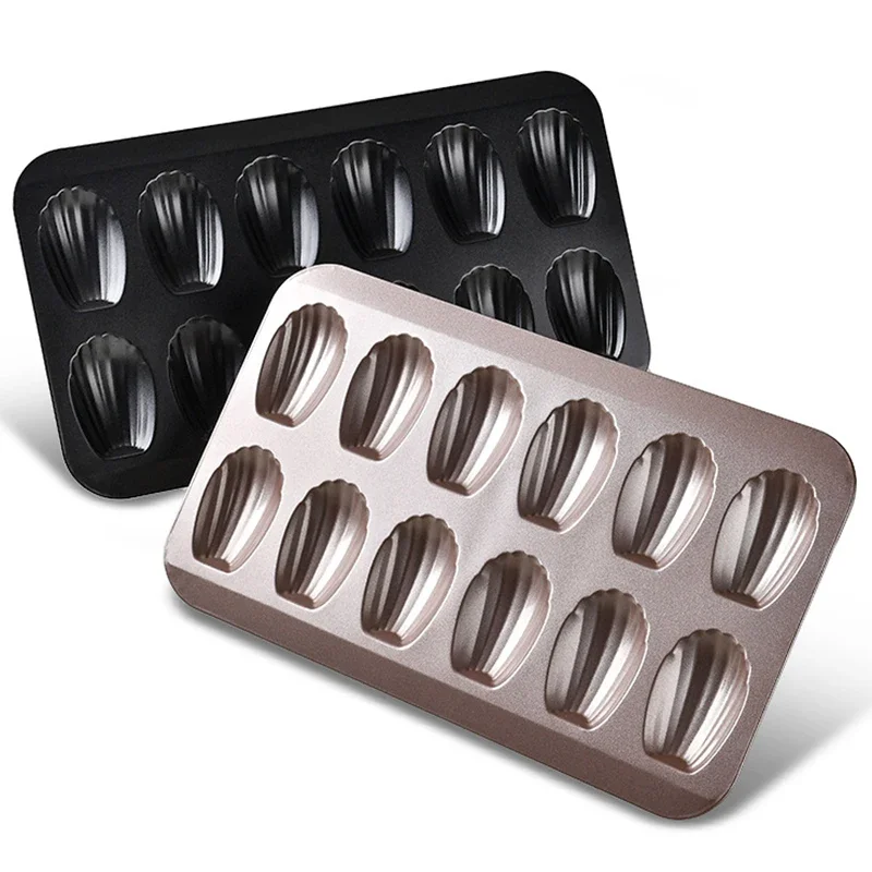 1Pc Stainless Steel Tin Mold Mini Cake Mold Madeleine Tray Madeleine Nonstic Cookie Pans Baking Tray Mould Tin Metal Biscuit Pan