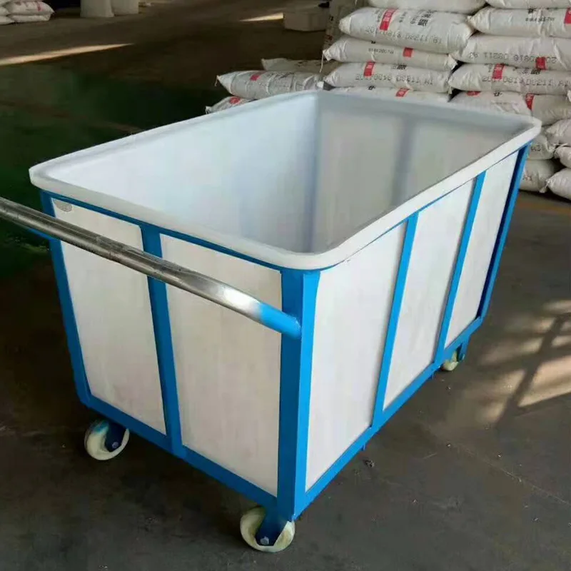 Thickened large pe beef tendon plastic box rectangular bucket aquaculture plastic box textile linen warehouse turnover box