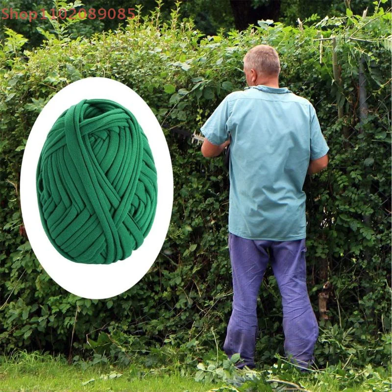 1pc Versatile Green Garden Rope Cloth Strip, Plant Support and Cable Sorting in Garden Offices And Home