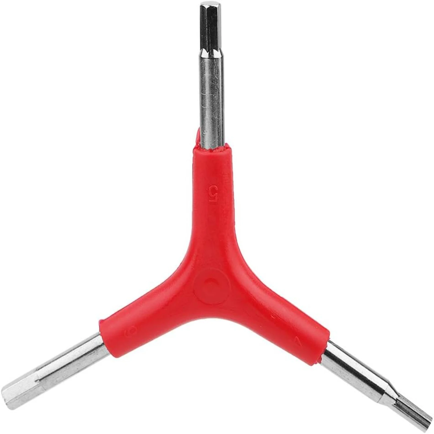 Versatile, Portable and Lightweight Three-Way Hex Wrench Tool - Essential for On-the-Go Bicycle Maintenance - Perfect for Quick